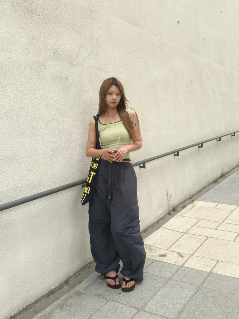 Air Flight Shirring Cool Double Pants (4c)