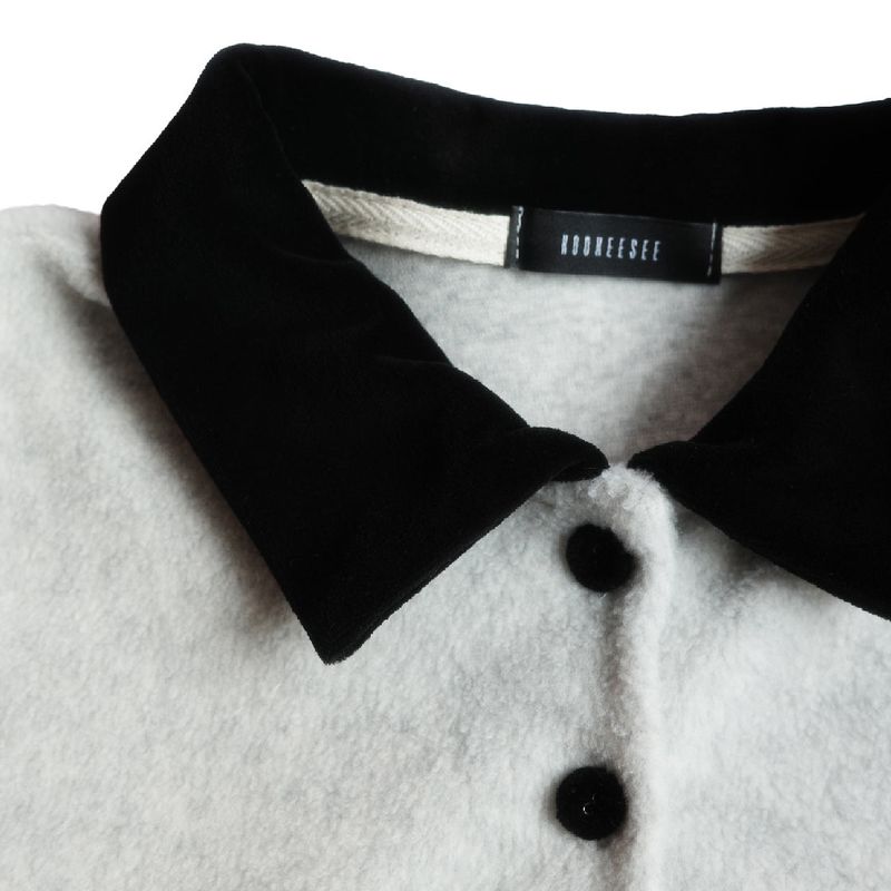 Fog Fleece Collar Tee (oatmeal)