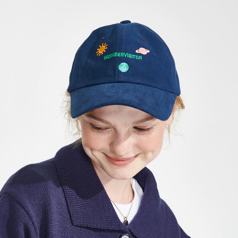 wonder visitor（ワンダービジター）の「Stella Ball cap [Navy]（Hats）」