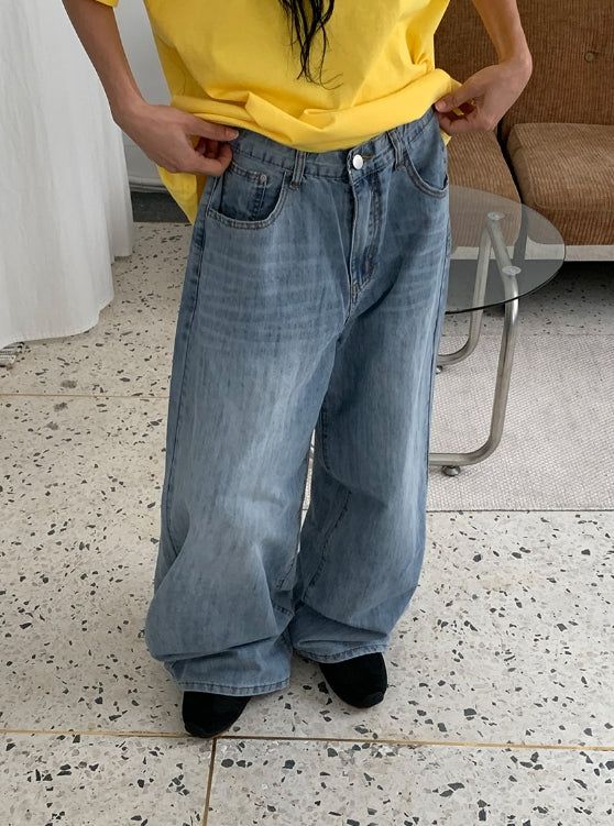 Hare Summer Wide Denim Pants