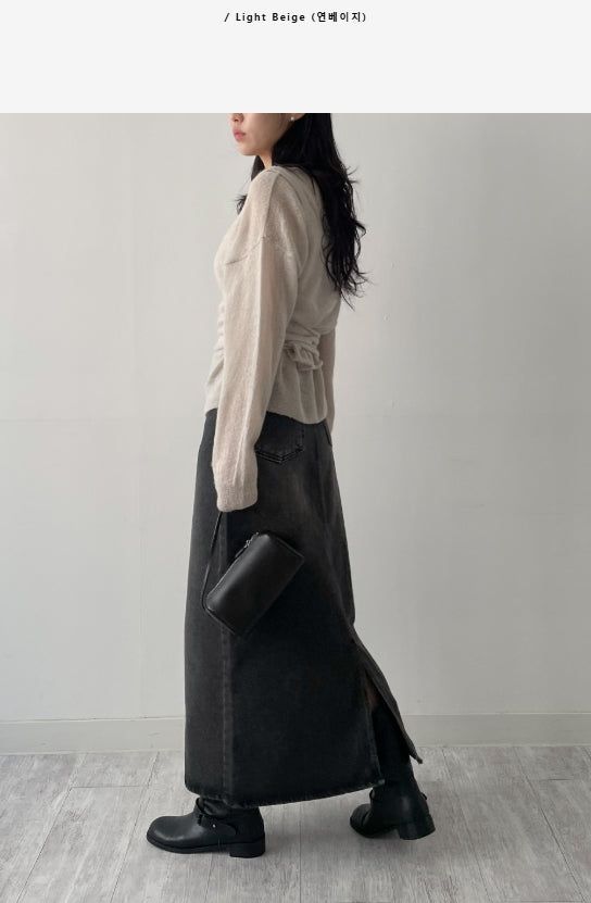 Enne Alpaca Wrap Bustier