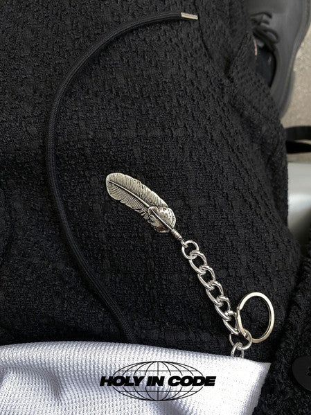 No.0190 feather key RING