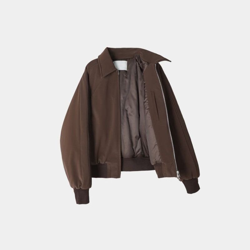 ASCLO Glossy Winter Track Padded Blouson (3color)