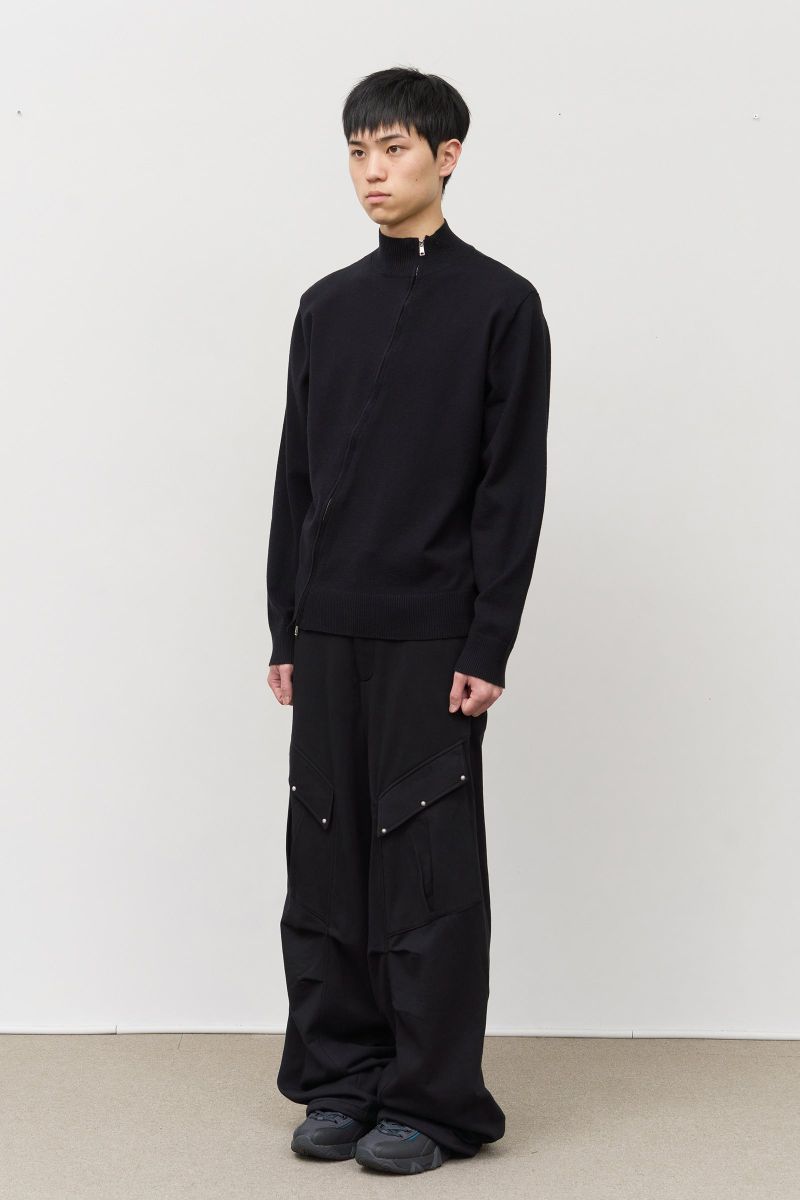 Nito Slash Knitted Zip Up