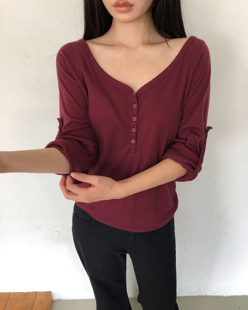 Siniz Roll-Up 7-Sleeve T-Shirt