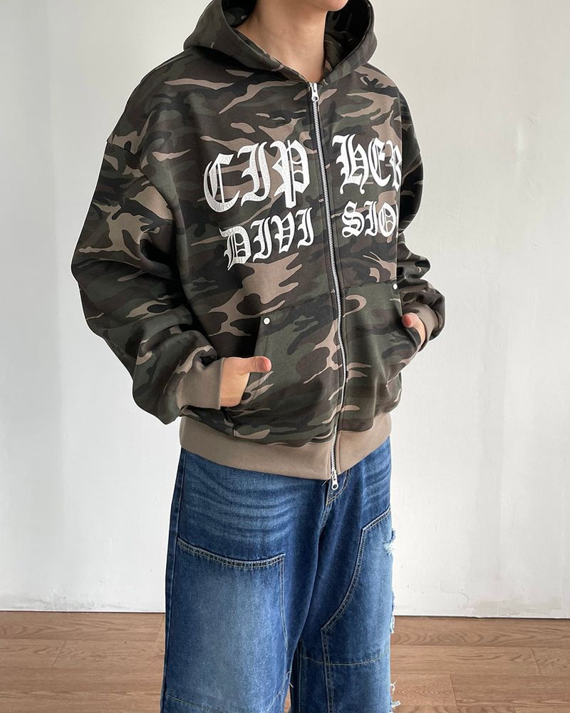 Recon Camo Hood Zip-Up