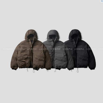 Burnley Curve String Hooded Padding