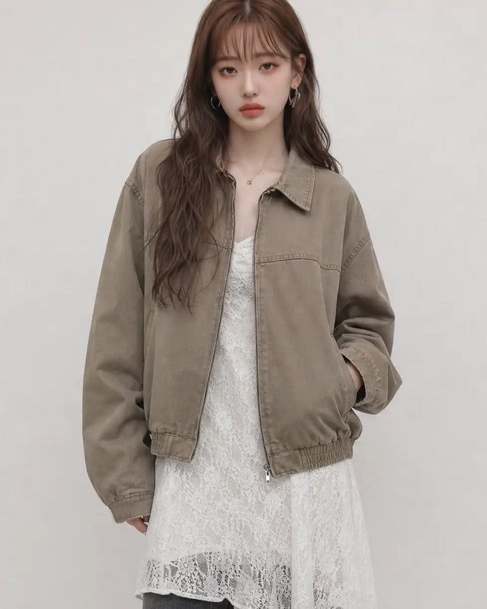 KIXI（キッシー）の「(UNISEX) ソフニング ワーク ダイイング ジャケット（ジャケット/アウター）」