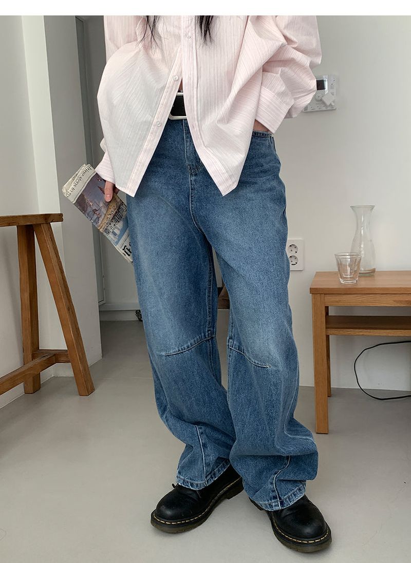 TUCK BALLOON JEANS (2C)
