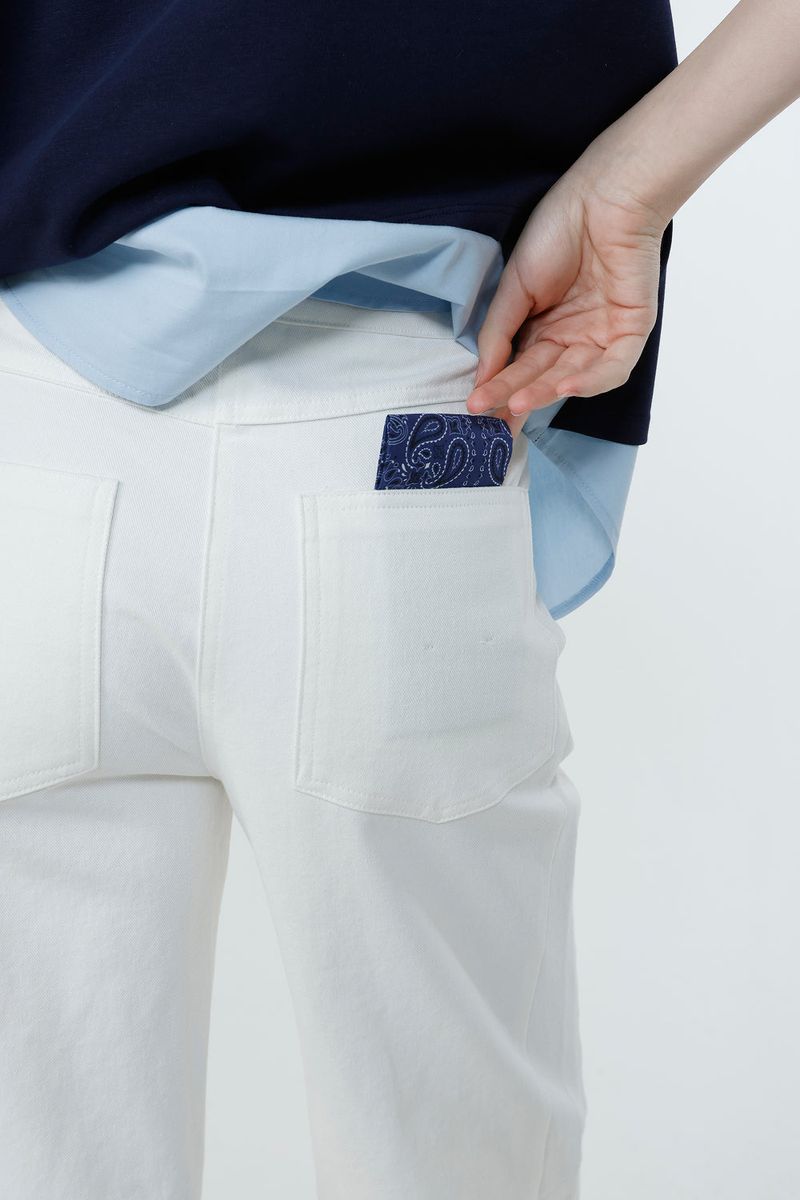 Loventina（ラヴェンティナ）の「HANDKERCHIEF PANTS_WHITE（Pants）」