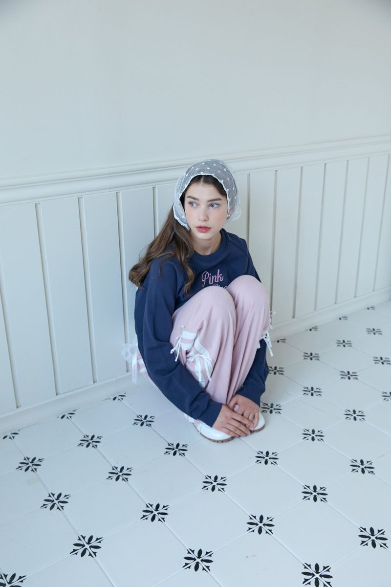 RIBBON TRACK PANTS (2 COLORS)