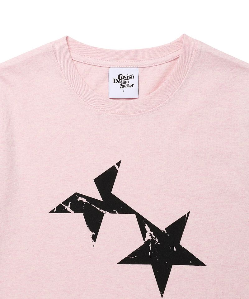 W TWIN STAR SS TEE PINK(CV2GMFT516A)