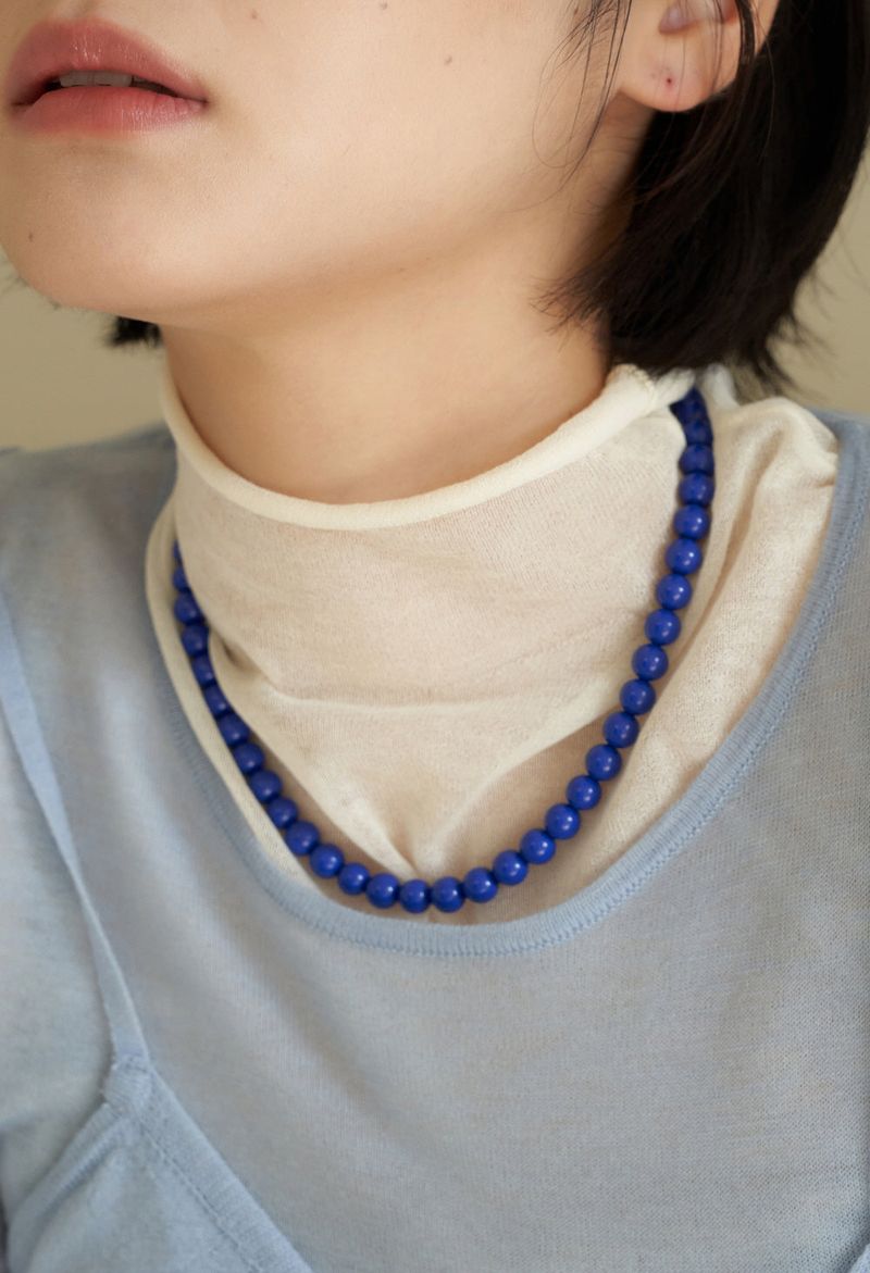 cobalt blue necklace