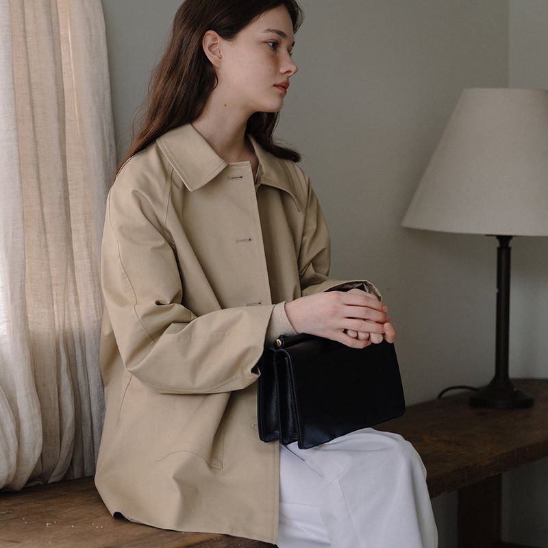 Half Trench coat - Beige