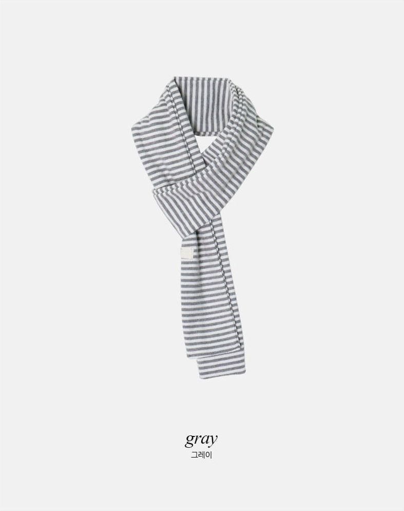 Cozy Warm Border Muffler Tie (4color)