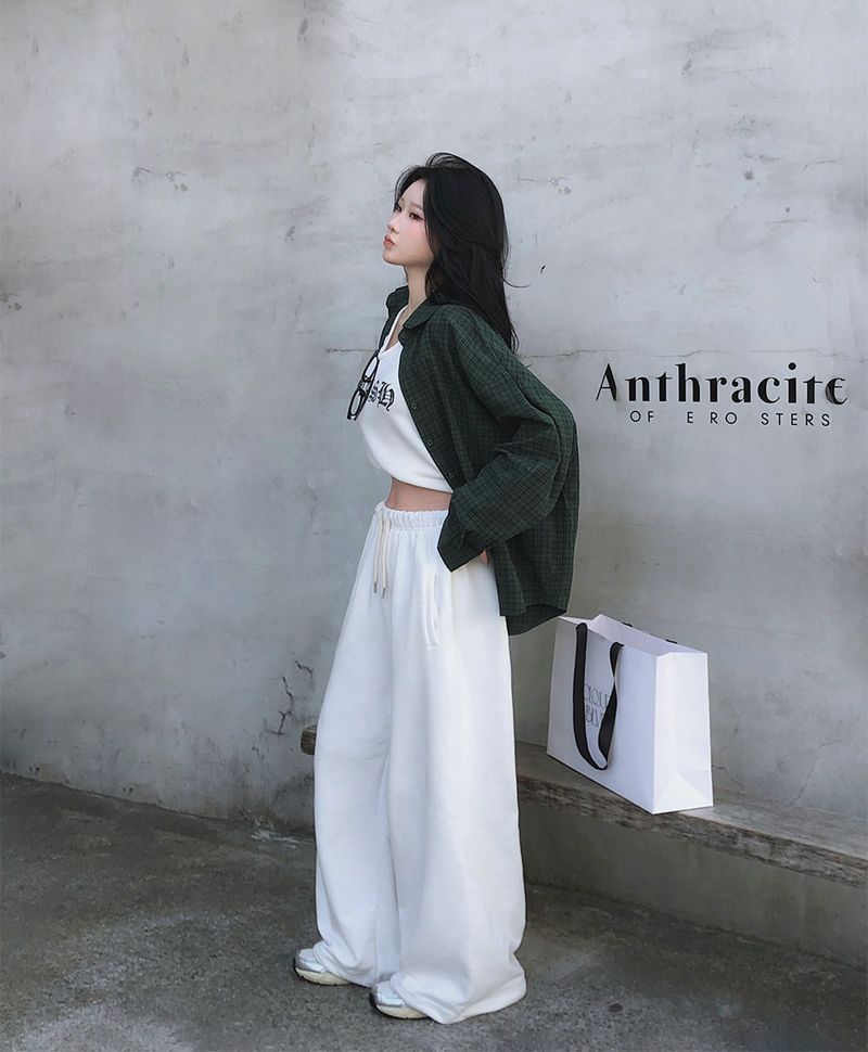 [Bellide made] Newer, two-way wide training pants
