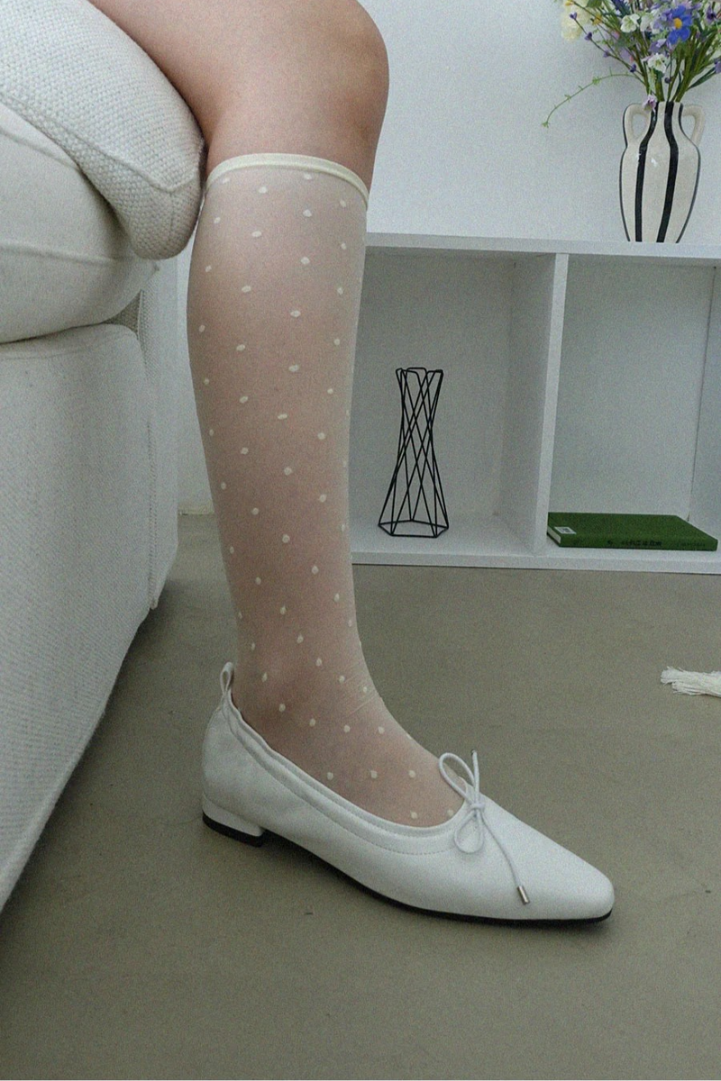 SOFT BALLET RIBBON FLAT SHOES (4COLORS!)