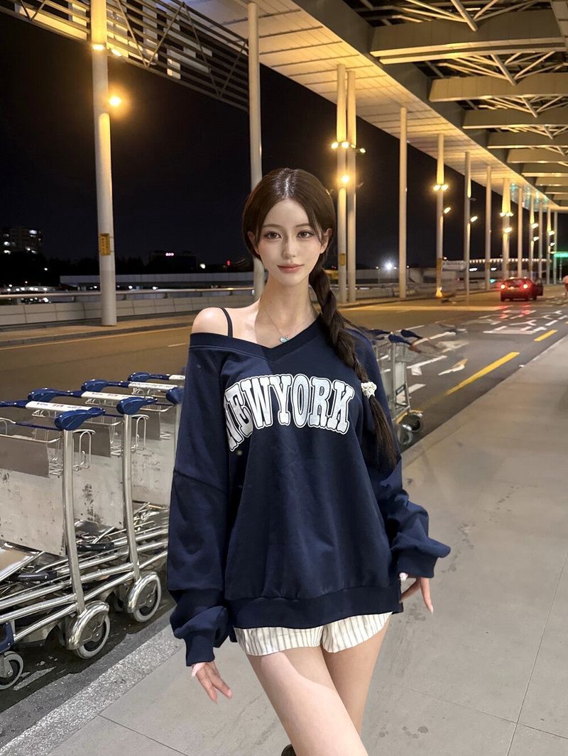 Seow（ソウ）の「1515. NEWYORK v-neck mtm（Tops）」