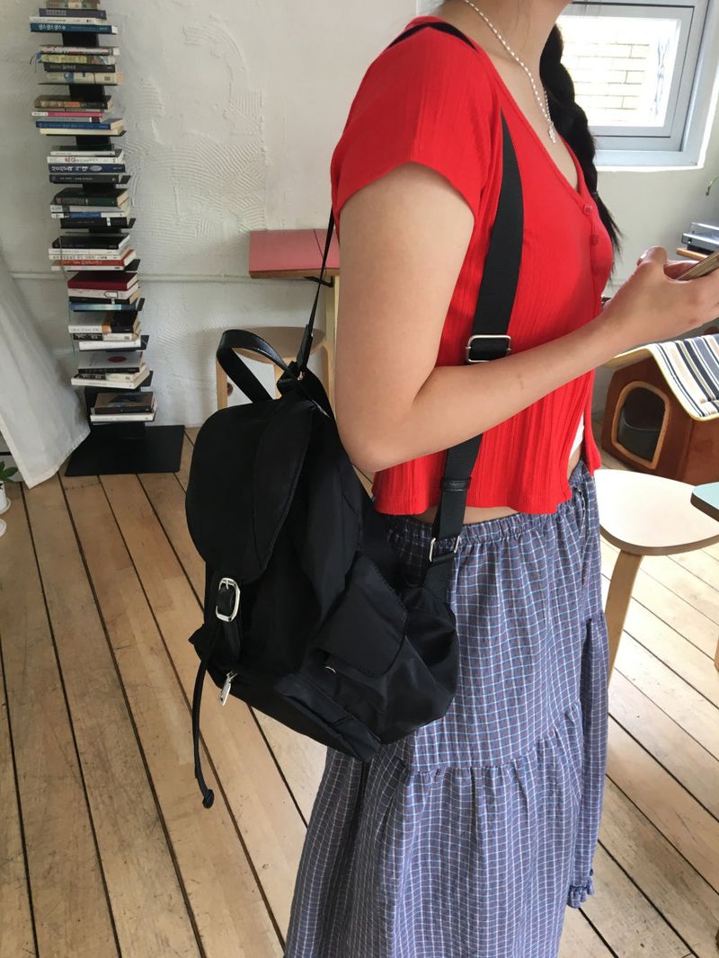 Daily One Buckle Backpack (3color)