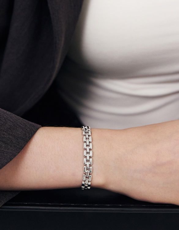 26SS★ [Premium Plating] H-Link AB(W) Chain Bracelet M