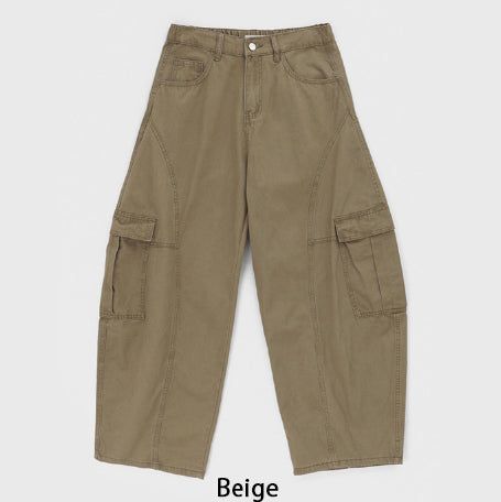 Stunve Curved Dyeing Cargo Pants