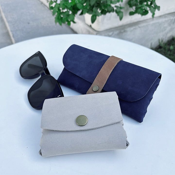 Leather clutch