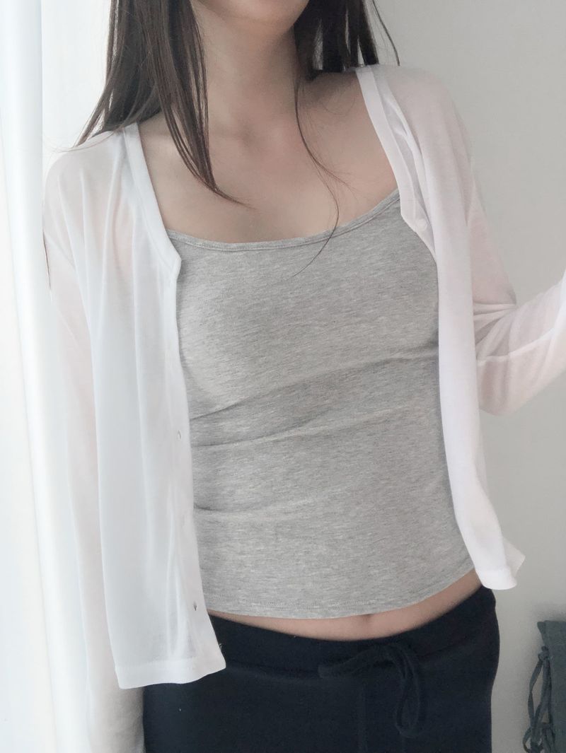 tencel sheer cadigan (3c)