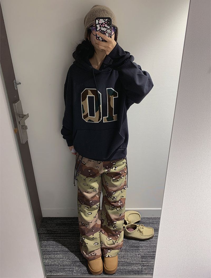 CAMOUFLAGE STRING PANTS (2C)