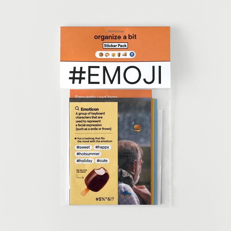 Organize a bit(オーガイナズ ア ビット)の「oab emoji pack / scrap sticker set(Smartphone Accessories)」