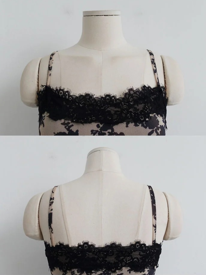 SIREN LACE GOWN SLIT DRESS