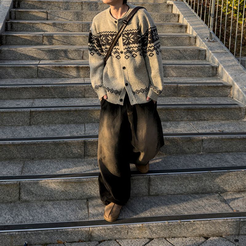 Fiora nordic knit cardigan