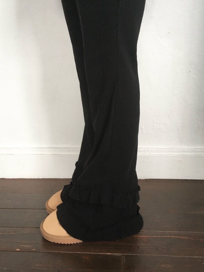 Frill Ribbed Pants (only pants)
