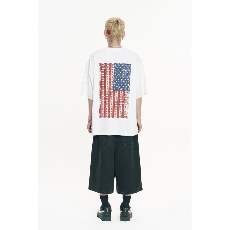 Big Emblem Bermuda Sweatpants -Black