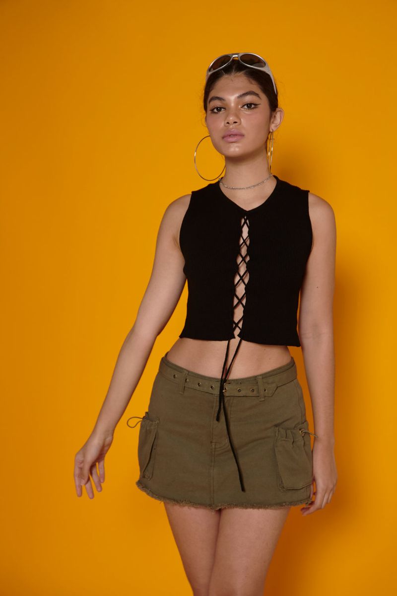 CARGO MINI SKIRT