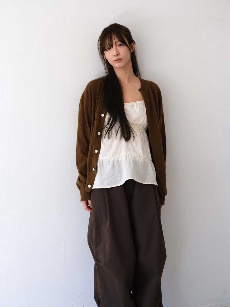 Double Pintuck Pants (Brown)