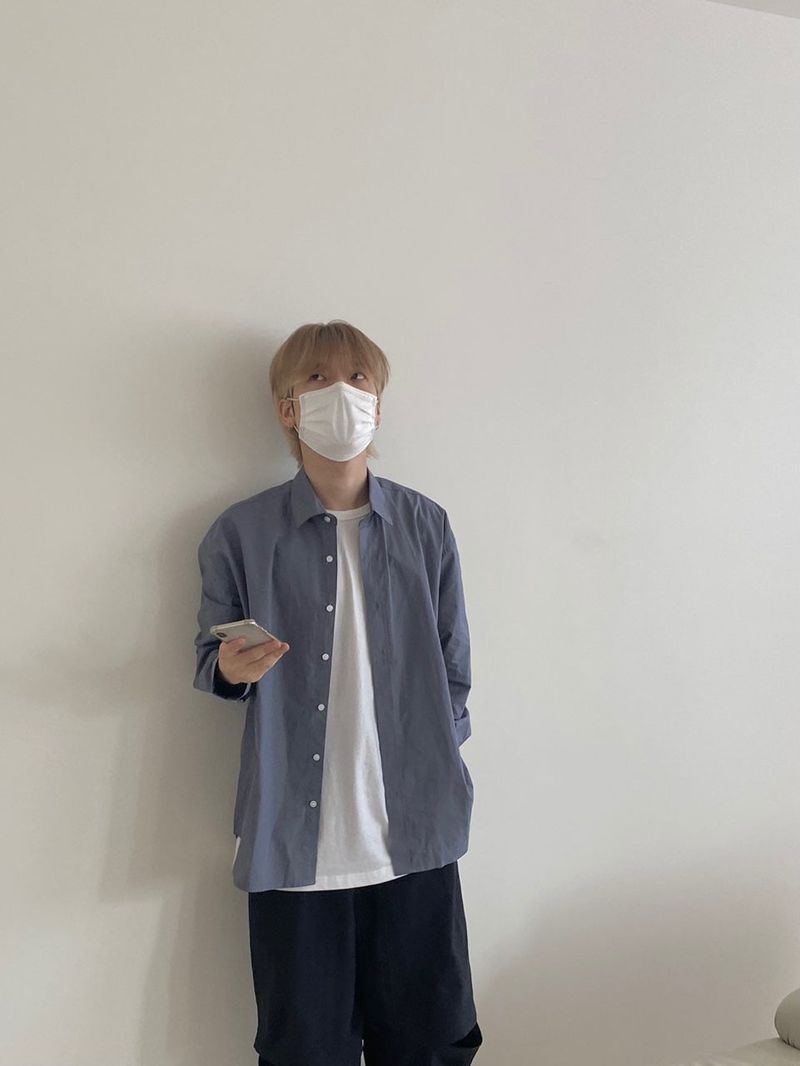 Bio washing cotton basic shirt 3C