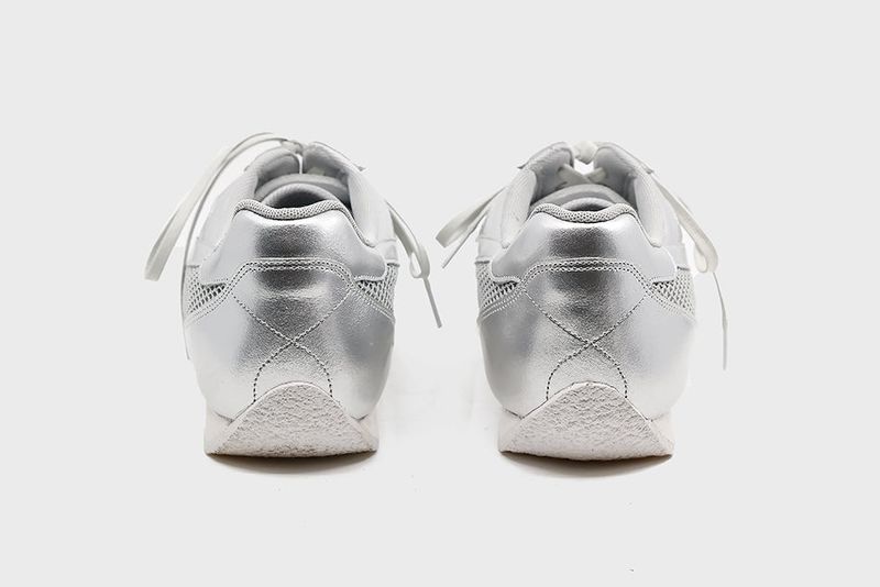 [Lab Series] Spider Leather Sneakers Silver
