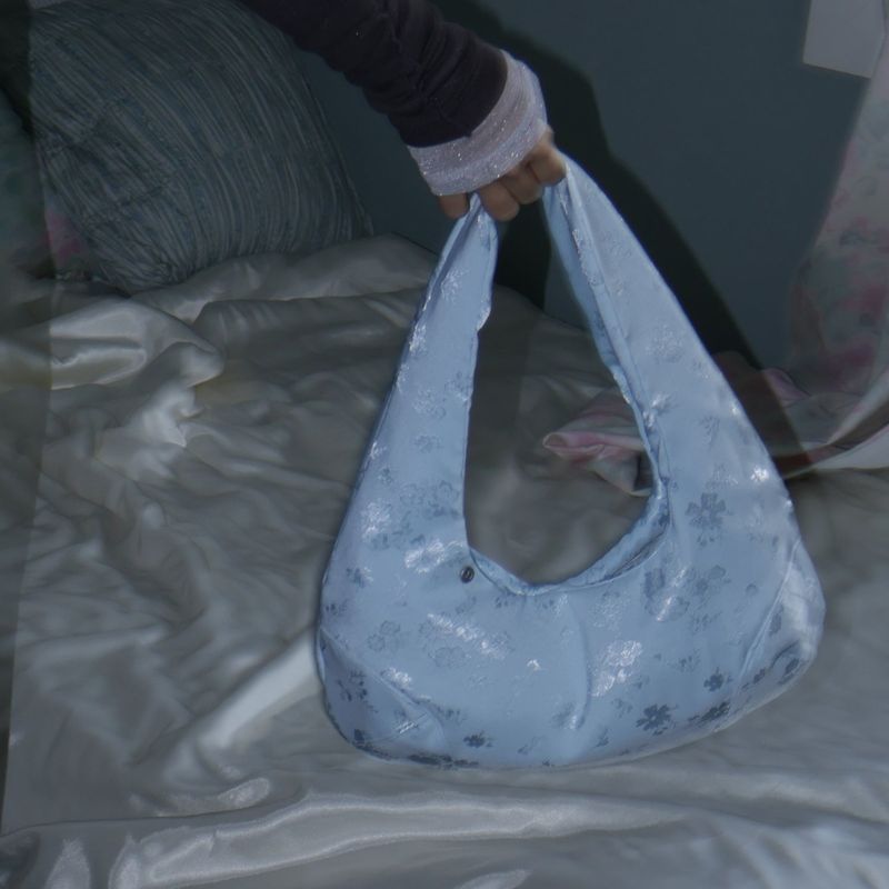 Small baseball bag_dreamy blue