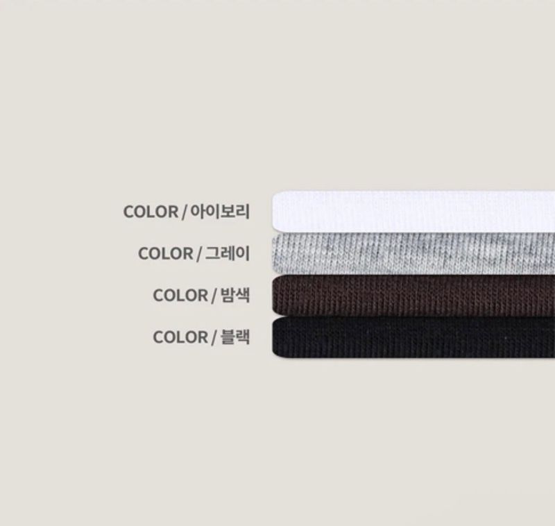 Basic crop long sleeves(4color)