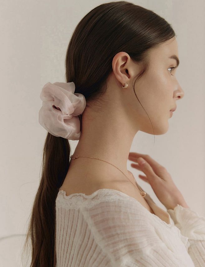26SS★ Duo Shine (W) Duo Tulle Scrunchie