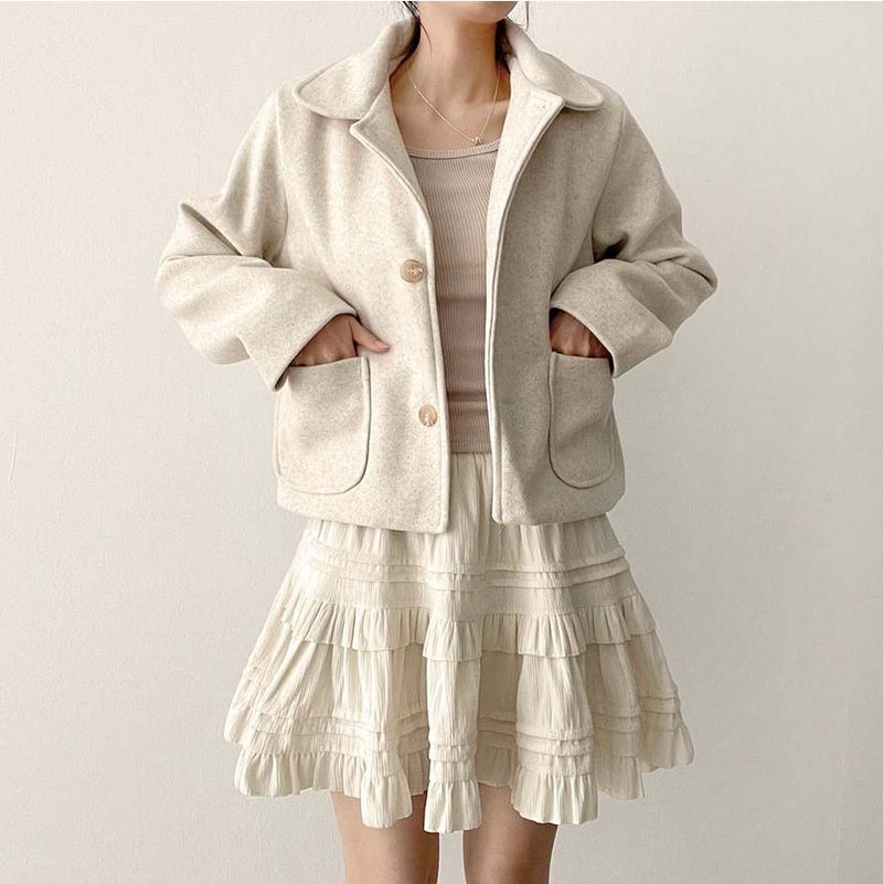 Rein pocket short coat jacket