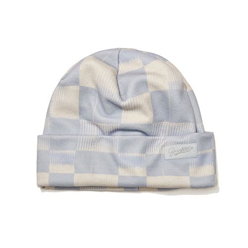 BSR2223FWBN066 MONOGRAM BEANIE SKY BLUE