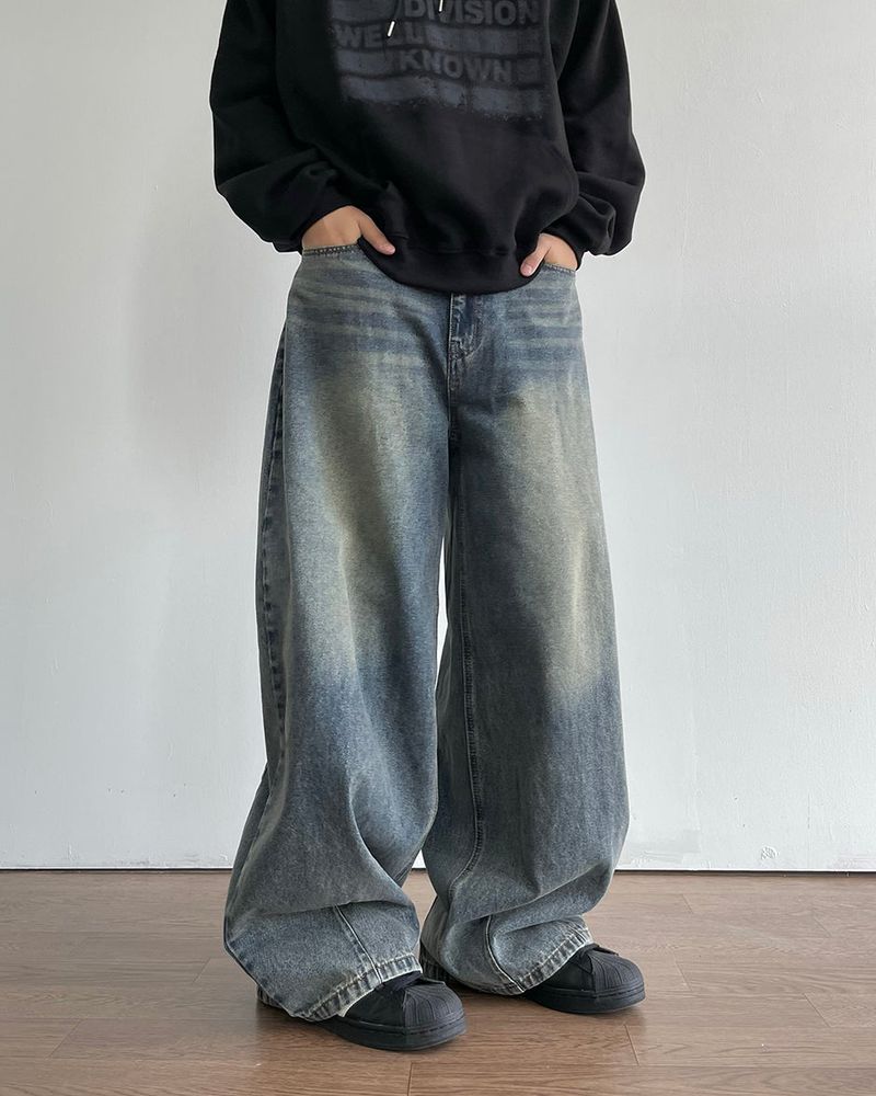 Dart Balloon Denim Pants 3C