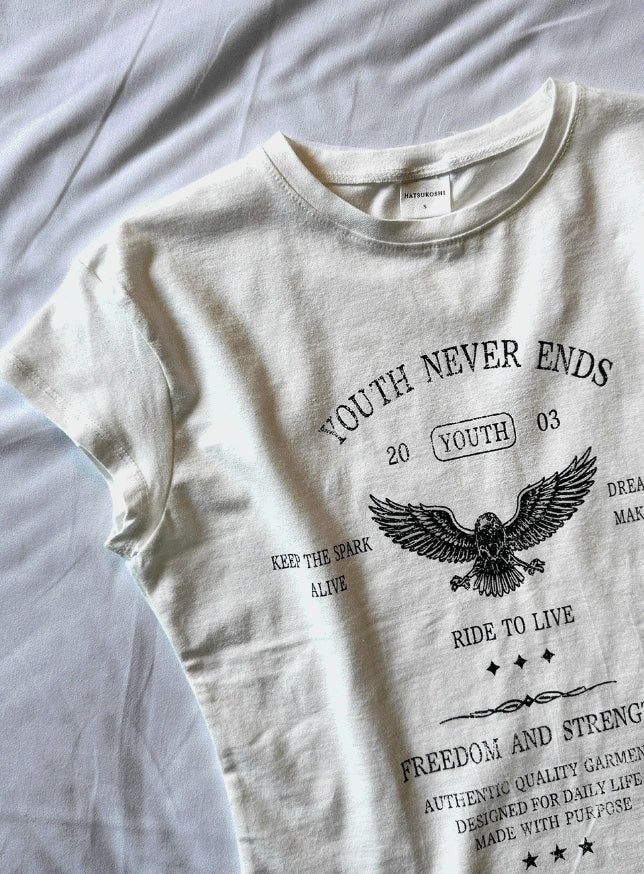 26SS★ [MADE] Vintage Western Slim Tee