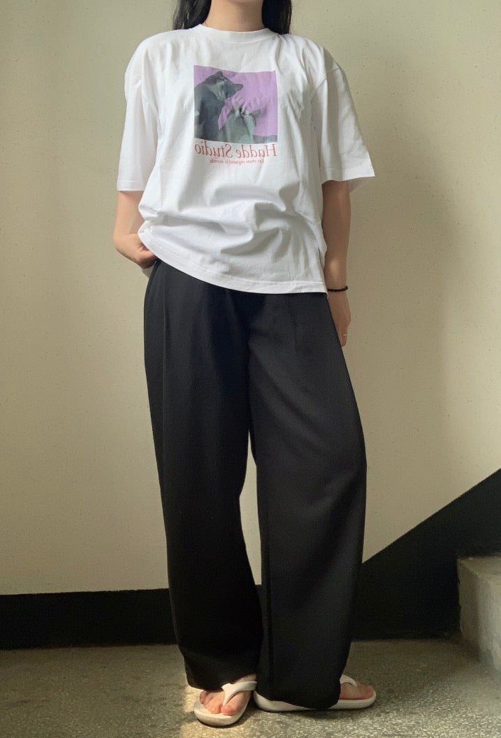 PINK CAT T-SHIRT