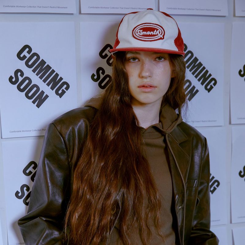 Two-tone Logo Ball Cap (RED)