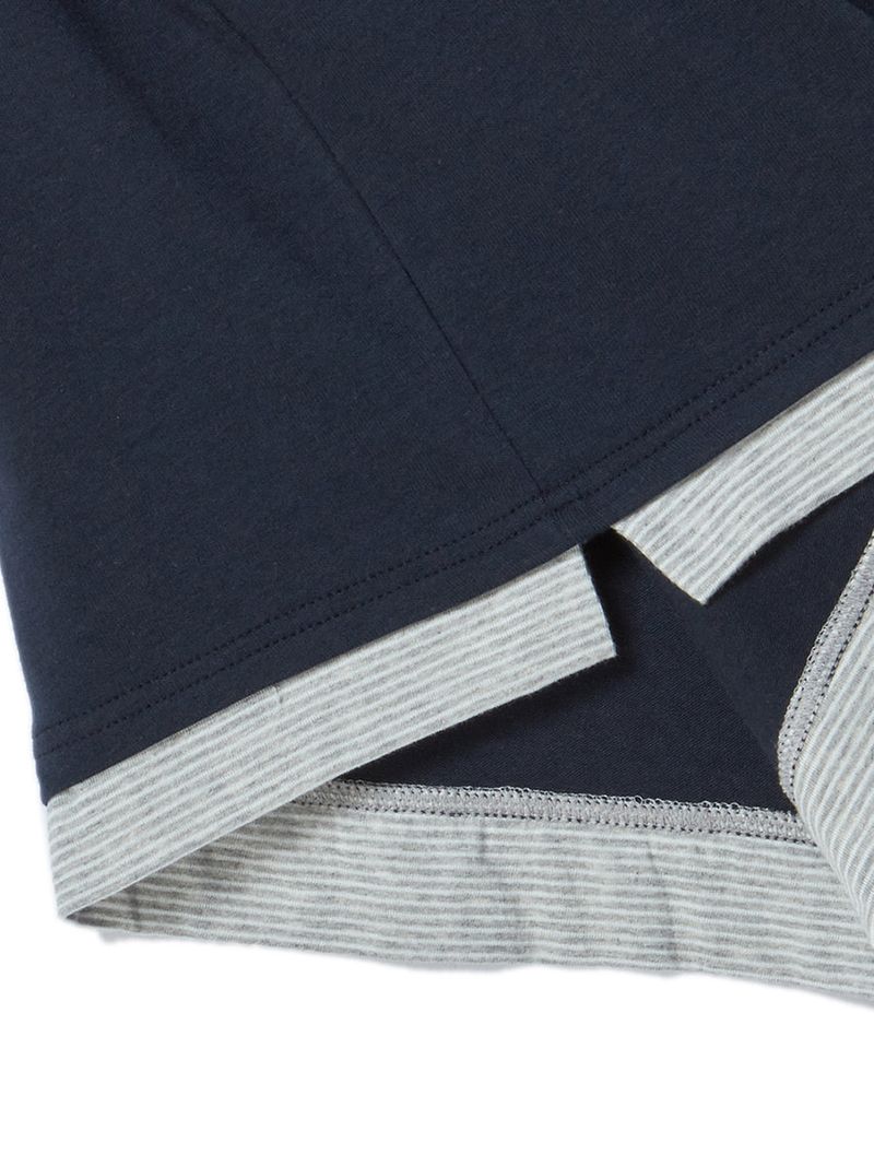 EMBLEM LAYERED L/S NAVY