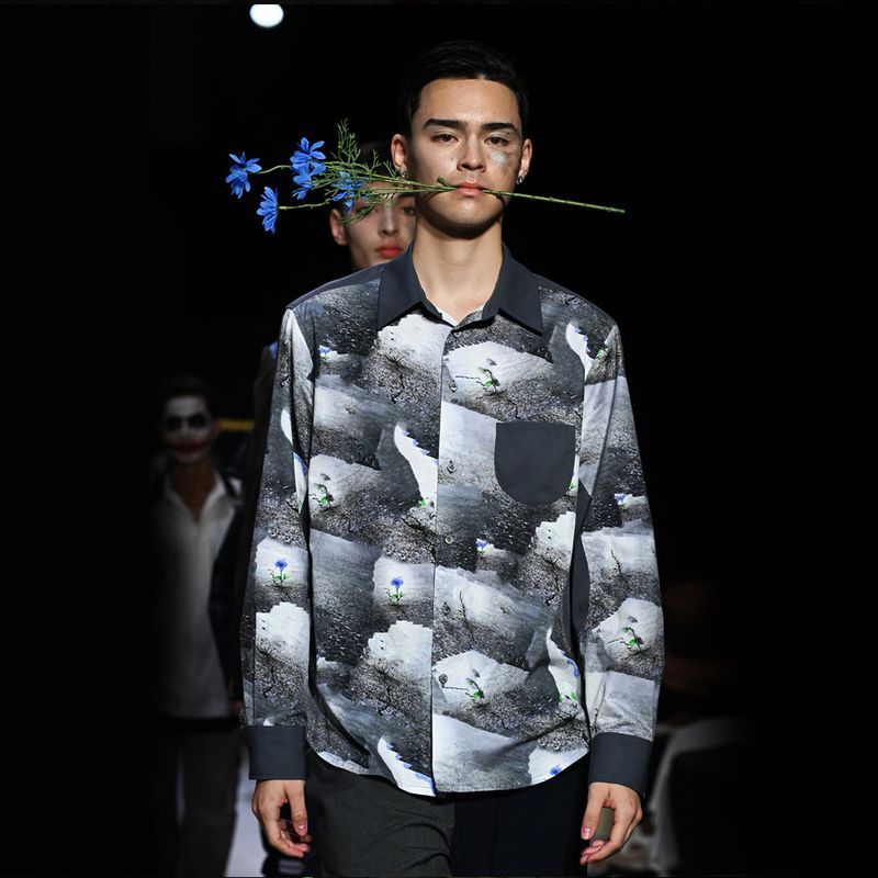 #whysocerealz!（ワイソーシリアルズ）の「Hopeful Flower Shirt（Tops）」