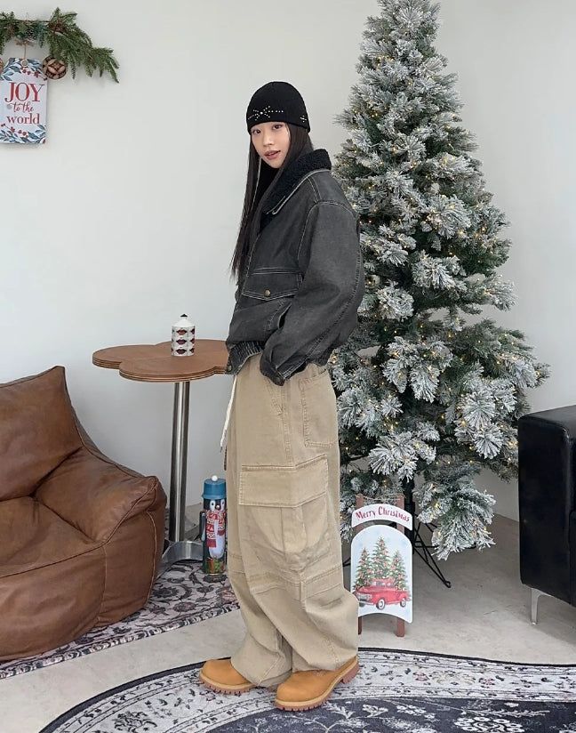 Reper Washed Balloon Cargo Pants