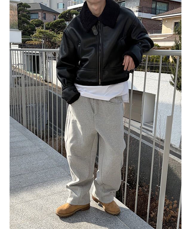 [F/W] Crop gear leather mustang(2color)